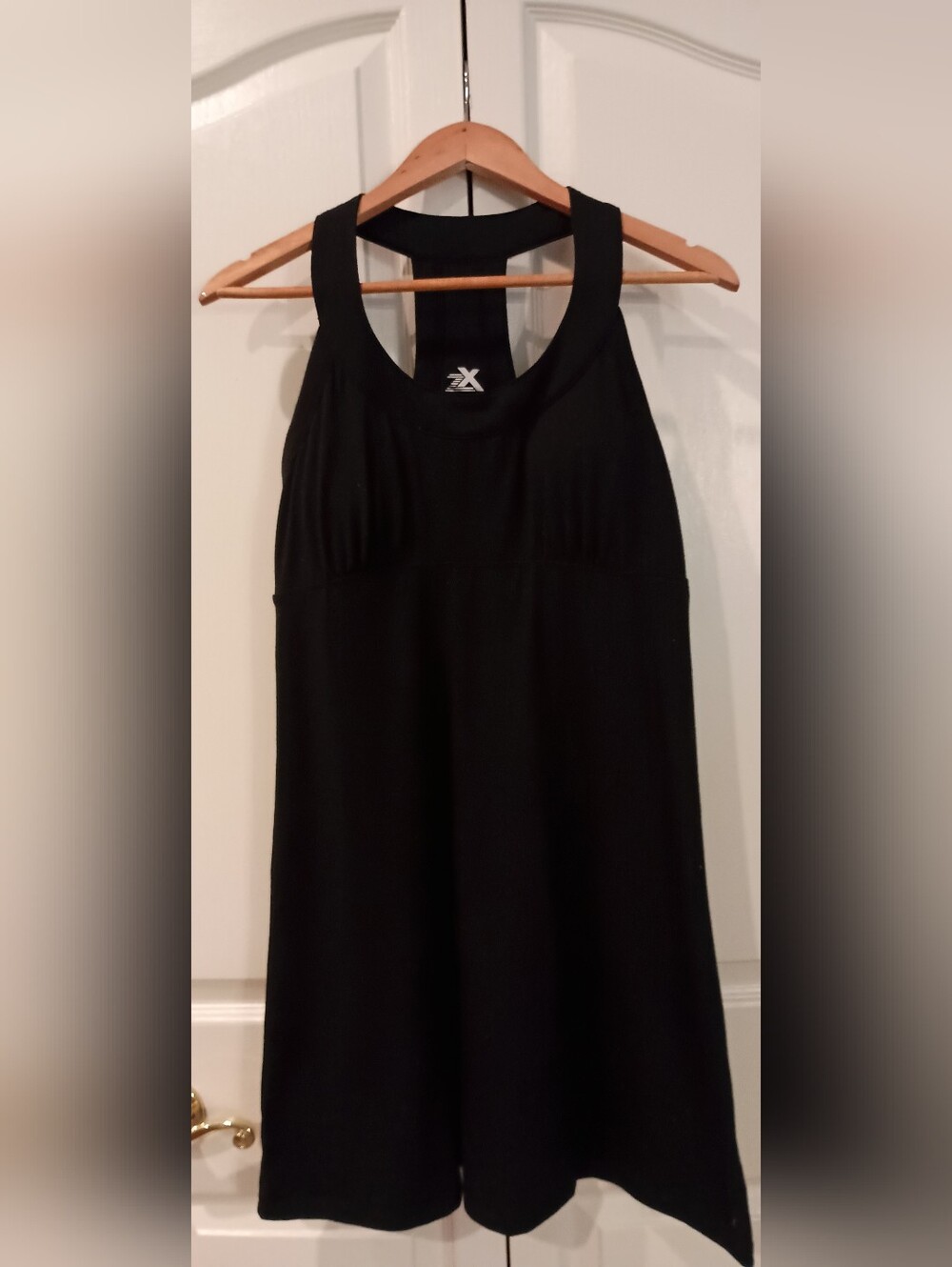 ZeroXposur Black Athletic Tank with White Logo